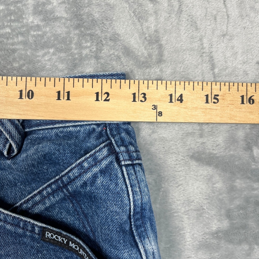 Vintage Rocky Mountain Jeans Bareback Women Blue Western High Rise Yoke 27/5 - Picture 13 of 15